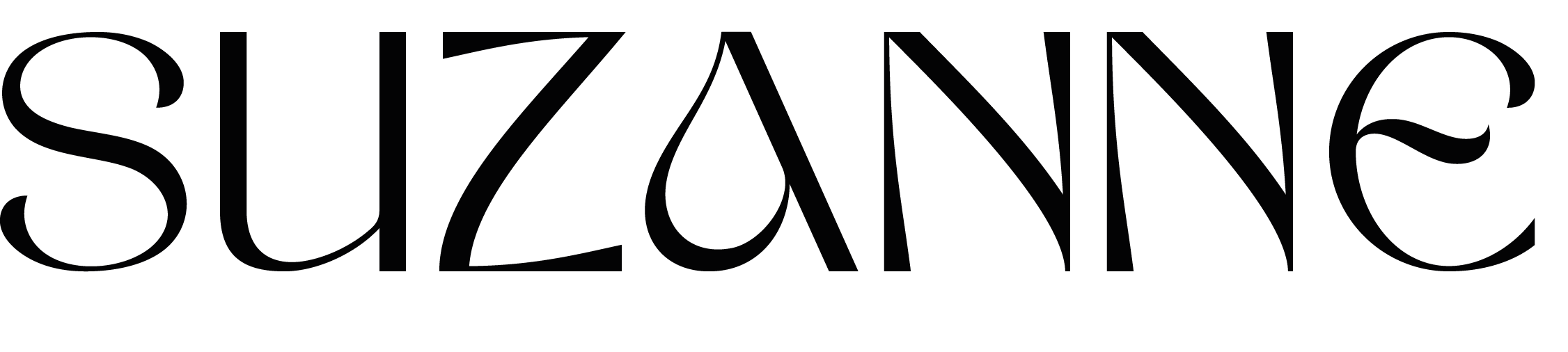 Logo Suzanne noir